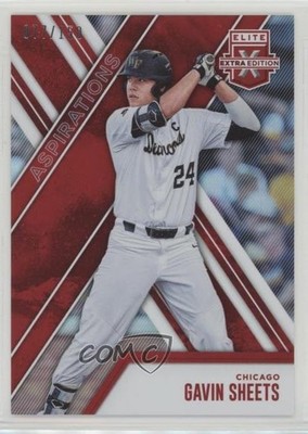 2017 Panini Elite Extra Edition Aspirations Red 77/150 Gavin Sheets #49 7m3