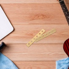 2Pcs Brass Acoustic Guitar Pin Hole Reinforcement Saver