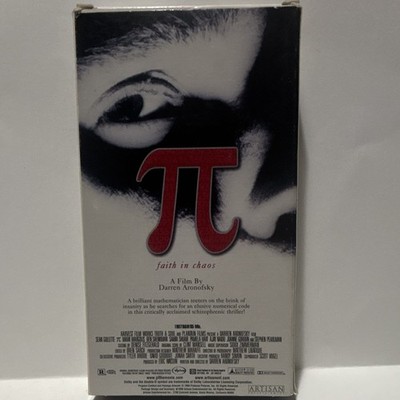 Artisan Home Entertainment Pi (VHS, 1998) Aronofsky Sean Gullette R NTSC