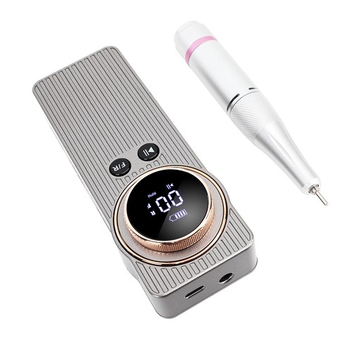 Nail Polisher Rechargeable High Speed Electric Nail File Machine Back Clip - Photo 9/12