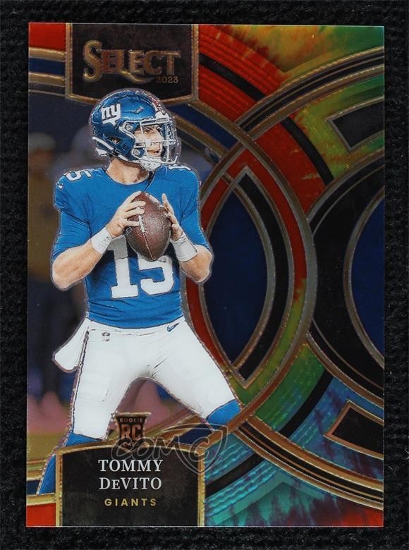 2023 Panini Select Premier Level Tie-Dye Prizm 2/25 Tommy DeVito Rookie RC 19fe