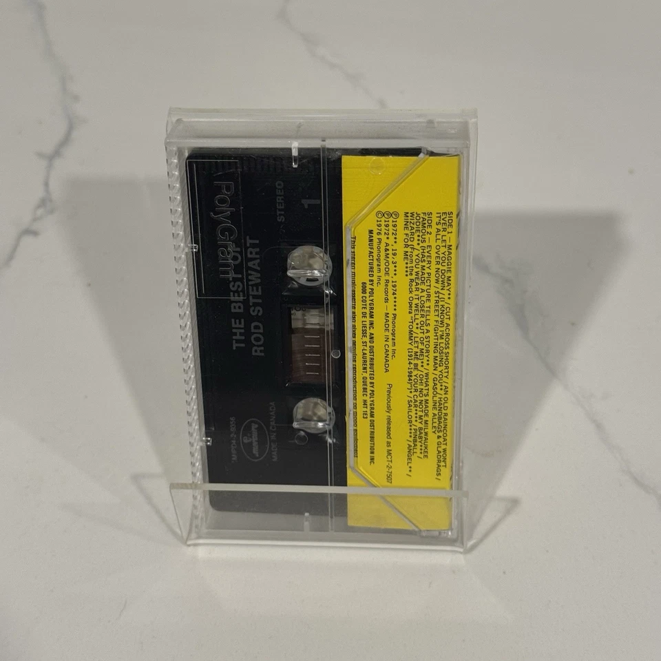 Rod Stewart – The Best Of Rod Stewart (MIPD4-2-9358) Canadian Cassette - Image 2 of 2