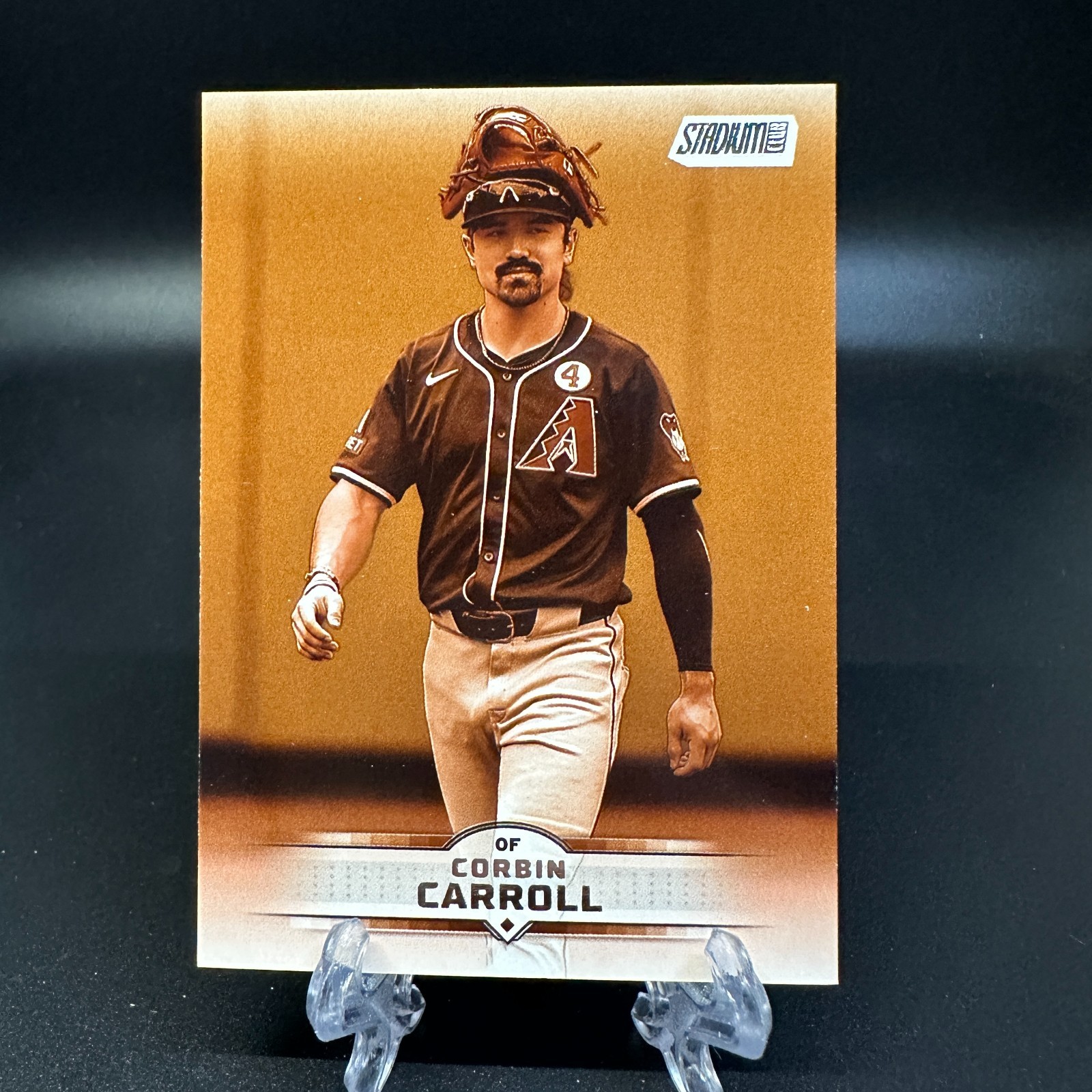 2025 Topps Stadium Club Corbin Carroll Sepia #83 Diamondbacks