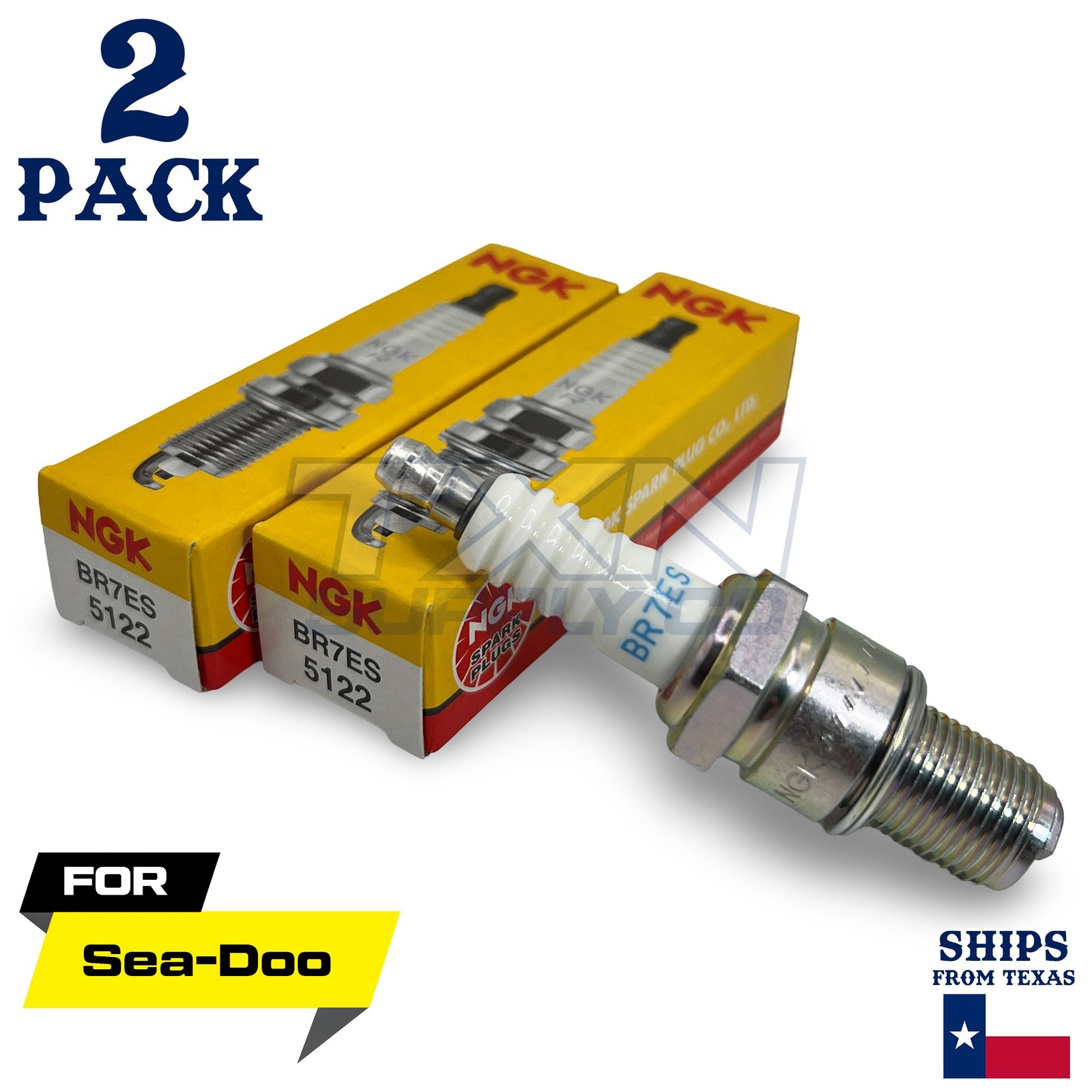 2 NGK Spark Plugs - For 5801 Sea-Doo Watercraft