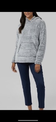 Sherpa Pullover Hoodie Women s Large NEW 