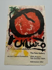 MIRO POSTER 1964 TATE GALLERY MAEGHT ABSTRACT SURREALIST FAMOUS LARGE VINTAGE