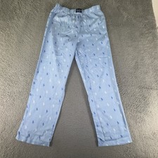 Polo Ralph Lauren Teens Large 16 12-13 Yrs Blue All Over Pony Pajama Pants