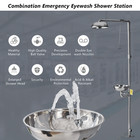 Emergency Eyewash Station Combination Eye Wash Station and Shower System Safe — photo 7