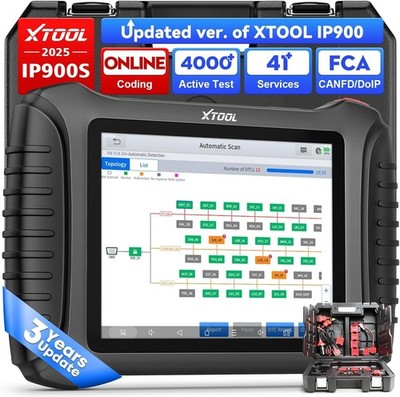 XTOOL IP900S OBD2 Full Systems Bidirectional Diagnostic Scanner ECU Coding Tool