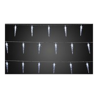 Hellum Led-Eiszapfen-Lichterkette 40-Tlg. Kaltweiß AußEn