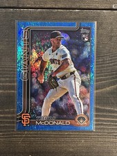 Topps 2025 Series 2 Trevor McDonald Blue Parallel Rookie #357/150 Giants MLB