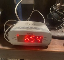 Timex T231 Alarm Clock Radio Display 2 Alarm Radio Buzzer Display Dimmer