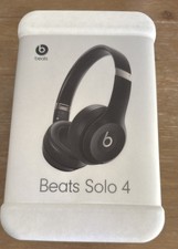 Brand New Beats Solo 4 Wireless Headphones Black. Factory Seal Intact