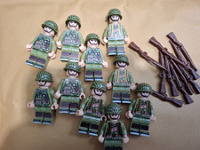 x10 -  Mini Figure -american  soldiers ww2