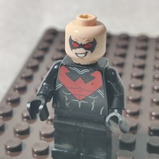 Lego DC Super Heroes Nightwing Minifig Minifigure Missing Hair