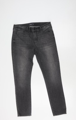 Graue Herrenjeans UK-Größe 30 Abercrombie & Fitch Extra-Slim Fit Knöchel