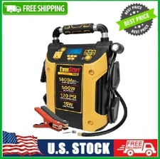 EverStart Maxx J5CPDE 1400 Peak Amps Jump Starter, Power Station, 500W Inverter