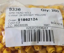 NEW LEGO 9336 Minifigure Heads Yellow Standard Grin Smile Bulk Bag Lot of 260