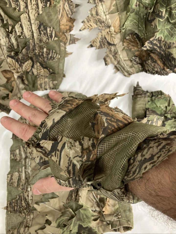 VTG Game Winner Sportswear Realtree Camo Ghillie Leaf Hunting Suit Mens XL/XXL - Image 3 of 4