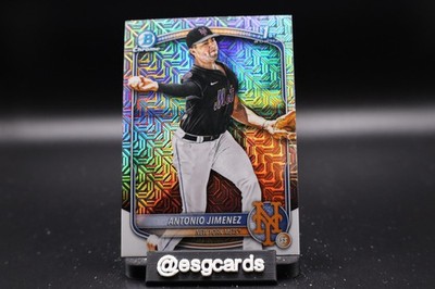 2025 Bowman Draft - #BDC-56 Antonio Jimenez (1st) Prospects Mojo Refractor