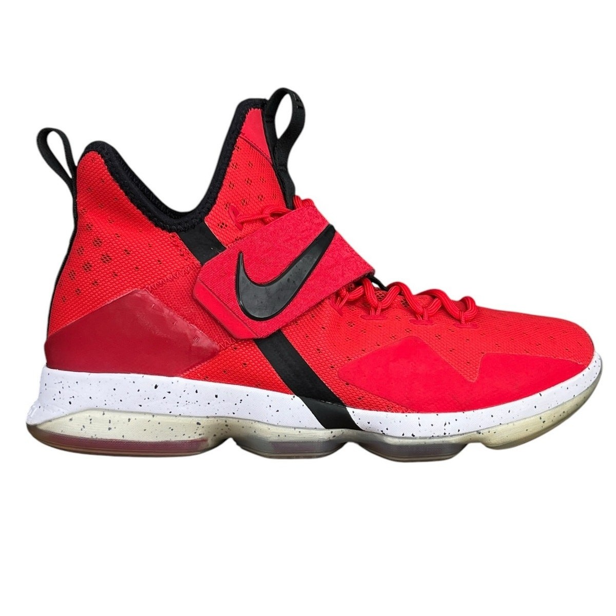 Nike LeBron XIV University Red Basketball Shoes Men\'s 10.5 Red Black White Nike Lebron 14 University Red 852405-600 Mens Size 11 New  main image 4