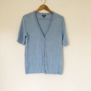 light blue v neck cardigan