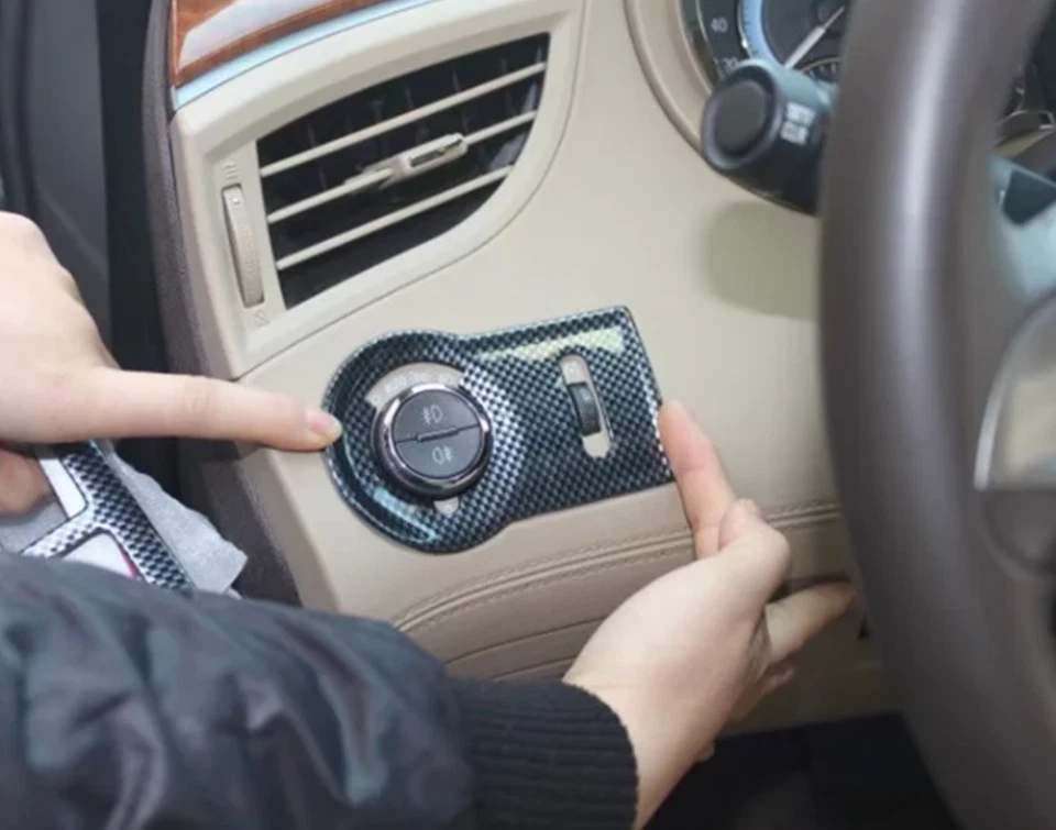 Kit de cubierta interior de auto de fibra de carbono negro de 13 piezas para Buick LaCrosse 09-2012 Foto 4 de 4