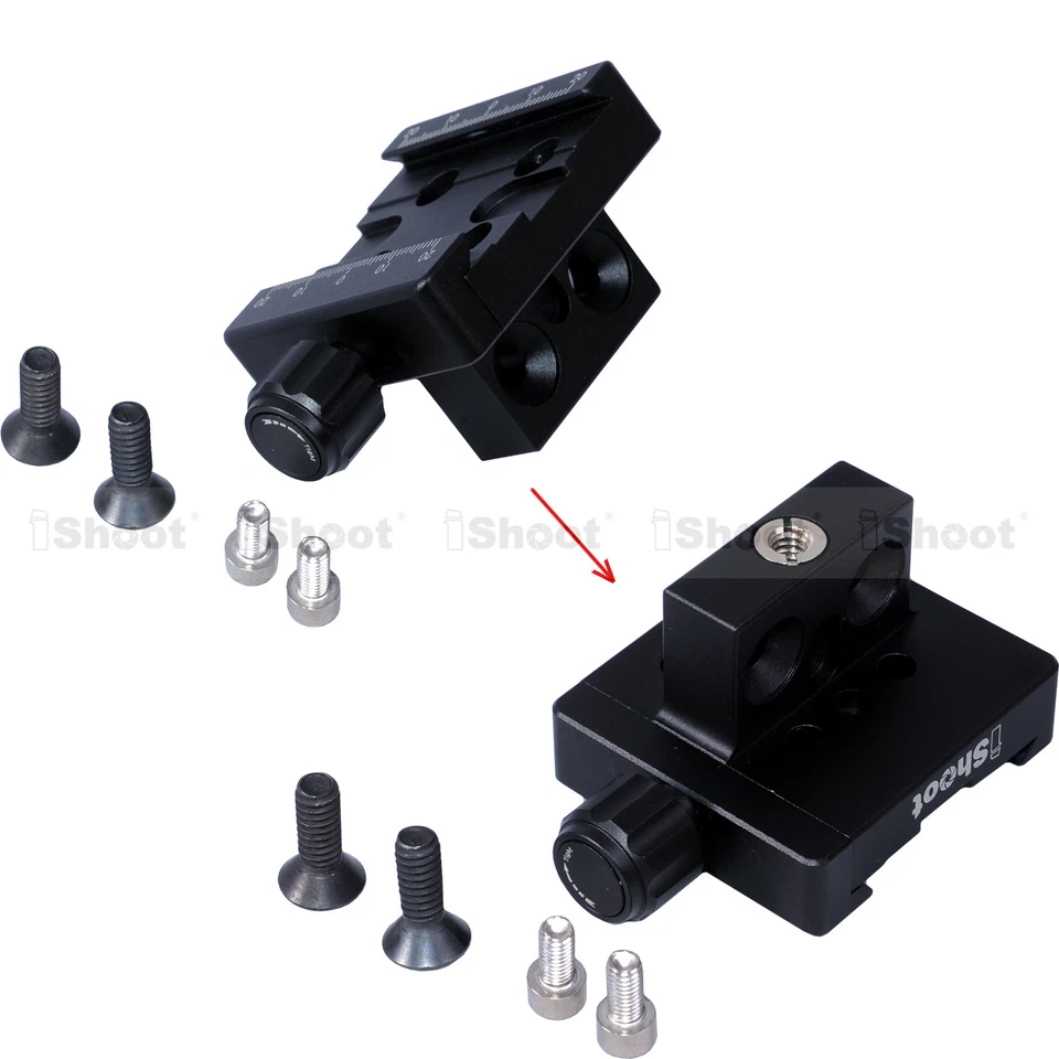 Staffa morsetti morsetti connettori per fotocamera Arca-Swiss treppiede testa a sfera piastra fotocamera