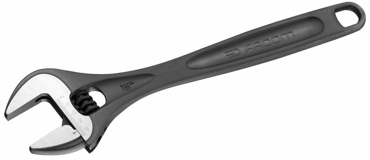 Facom 113A.10T 10"" Adjustable Spanner / Wrench Phosphate finish 250mm
