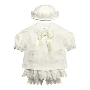 Victorian Baby Bunting Hoodie Gown White Organic Cotton Lace Baby Baptism Gift