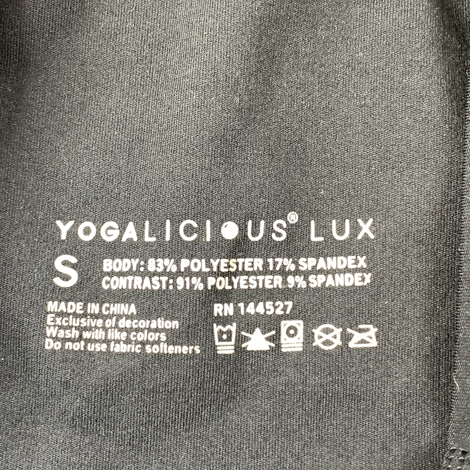 yogalicious lux high rise stretch activewear shorts