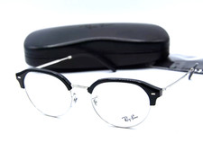 New RAY-BAN Eyeglasses RB 7229 2000 51-20 145 Black  Silver Frames