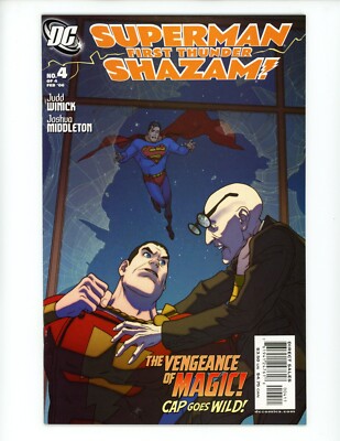 Superman Shazam First Thunder #4 2006 DC Comics VF- Direct Comic Book