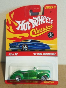 hot wheels 40 ford convertible