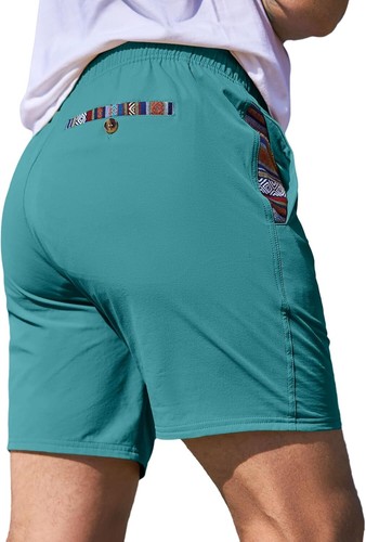 Men's Quick Dry Drawstring Shorts Stretch Athletic Beach Gym Casual - Picture 18 of 55