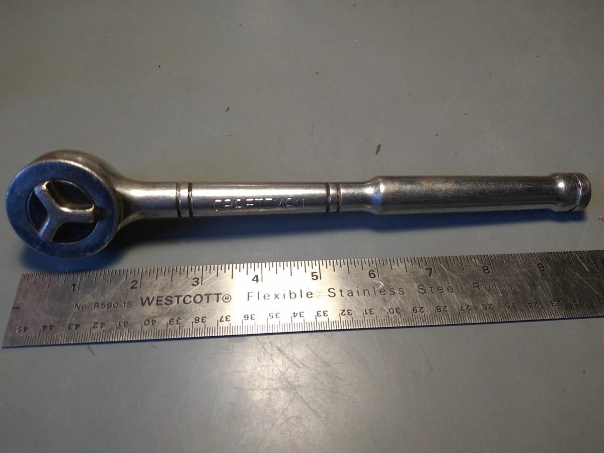 CRAFTSMAN 43795 Thumb Wheel 1/4 Drive RATCHET WRENCH Tri, 46 OFF
