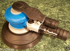 6 " AIR PALM RANDOM ORBITAL FINISH SANDER with VACUUM CONNECTION and REGULATOR