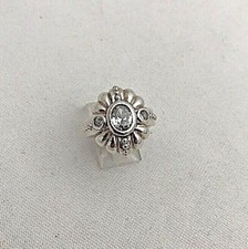 Sterling Silver .925 6mm x 8mm Oval Fancy Cz Ring