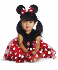 Disney Baby Red Minnie Mouse Deluxe Infant Costume Size: 6 Months 
