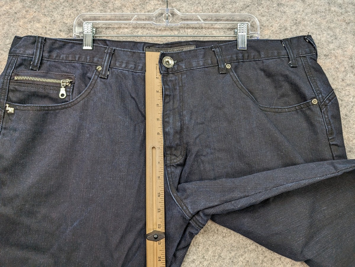 Live Mechanics Jeans Mens 44 Mid Rise Straight Leg Dark Wash Denim 