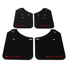 RALLY ARMOR BASIC MUD FLAPS FOR 2002-2007 IMPREZA SEDAN WRX STI w/ RED LOGO