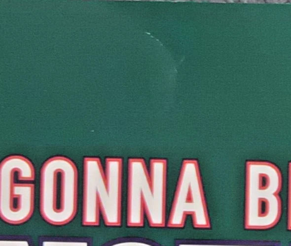 RED SOX 2018 WORLD SERIES TWO-SIDED POSTER - ITS GONNA BE A MONSTAH OCTOBAH - Image 2 of 2