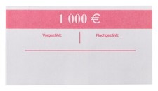 10 EURO Banderolen f&uuml;r 100 Banknoten Geldscheinbanderolen EUR Geldb&uuml;ndel im Set