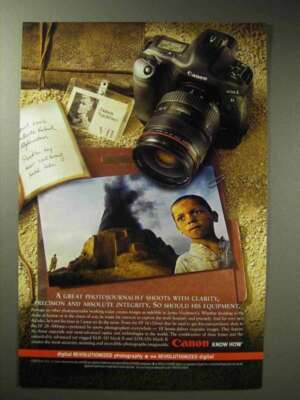 2005 Canon EOS-1 D Camera Ad - Clarity, Precision