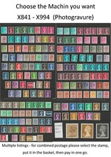 GB MINT MACHIN Photo 1971-1993 X841-X994 MNH Unmounted NHM - multiple listing