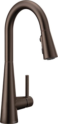 Moen 7864ORB Sleek High Arc Pull Down Kitchen Faucet Oiled Rubbed Bronze