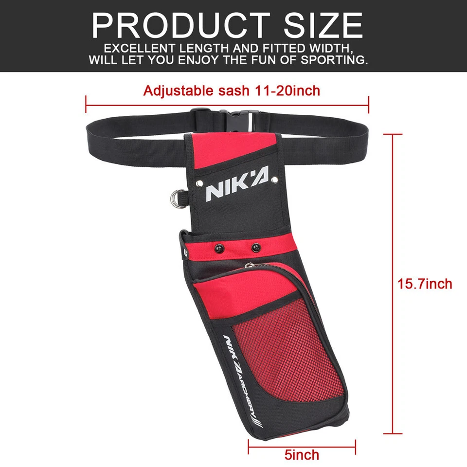 Archery Bow Field Quiver With Adjustable Nylon Belt | Lightweight Design Sits - Image 3 of 4