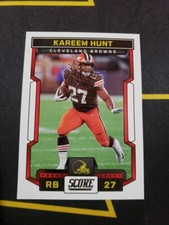 2023 Score Base #208 Kareem Hunt - Cleveland Browns