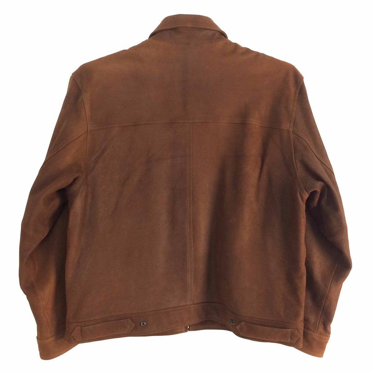 M49519 Colebrook, Vintage, Men Zip up, Genuine Naked Leather