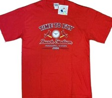 LEE SPORT St Louis Cardinals Time To Fly 2006 Season T Shirt Mens M MLB NEW NWT